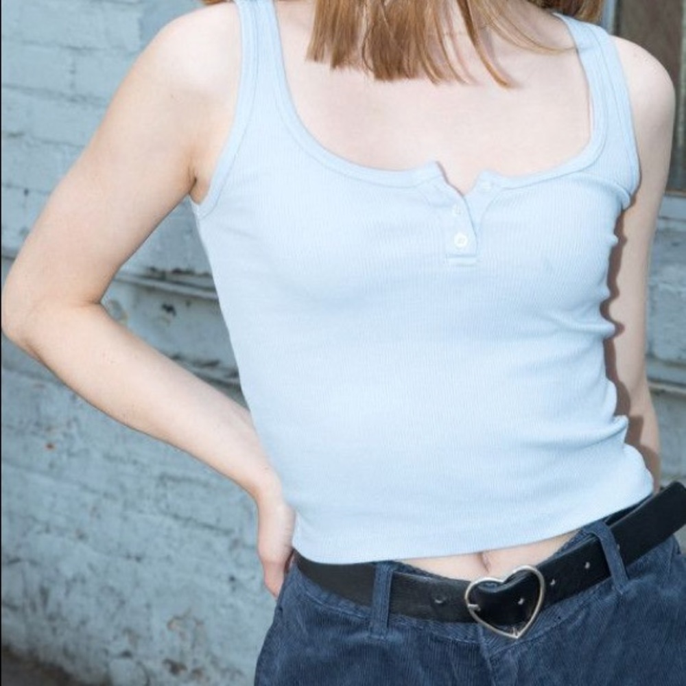 Brandy Melville baby blue tank top
